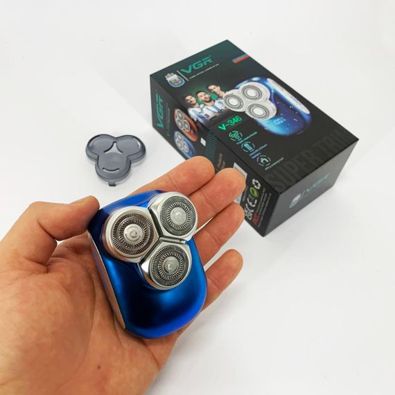 Електробритва для бороди VGR V-346, Універсальний акумуляторний тример для бороди IJ-81 | Зображення 1