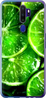 Чохол на Oppo A9 2020 Зелені часточки лимона "852u-1865-2448"