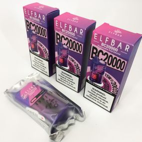 Elf Bar BC20000 смак Кисла Ожина Чорниця (Sour Blackberry Blueberry)