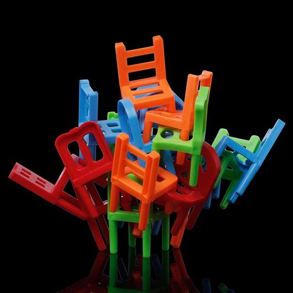 Настольная интерактивная игра Ummi 301 Balance Chairs (18pcs) Colorful | Зображення 2