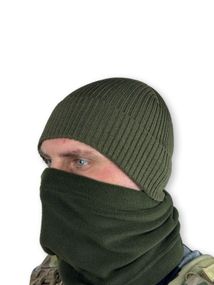 Шапка трикотажна Олива