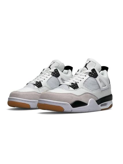 Кросівки Air Jordan 4 Retro M White Grey Gum , В'єтнам A1230 44 28 | Зображення 5