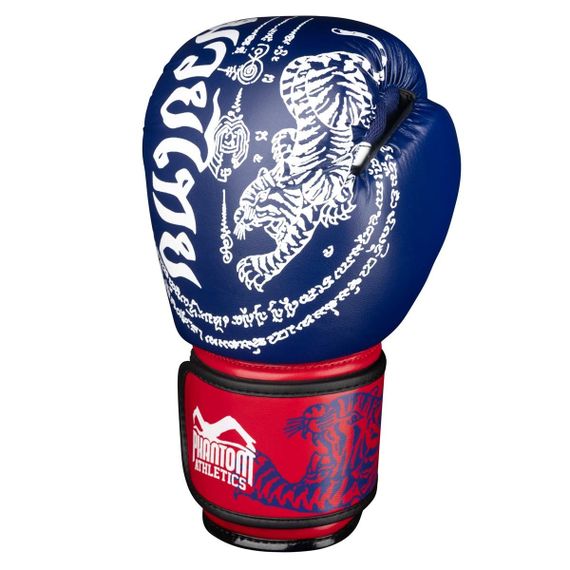 Боксерські рукавиці Phantom Muay Thai Blue 12 унцій (бинти в подарунок) | Зображення 1