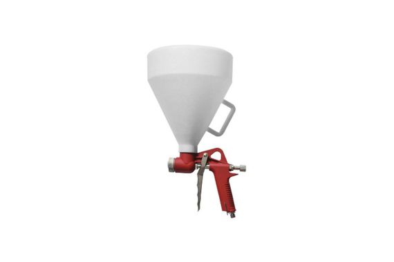 Пневмопистолет для нанесения цемента Intertool - пластиковый бак 7000 мл (PT-0402) | Зображення 1