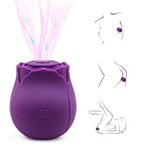 Клиторальный вакуумный вибратор Red Rose Фиолетовый - Вибраторы