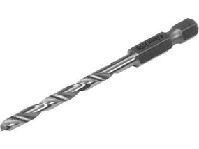 Свердло по металу YATO Польша: HSS6542, Ø=4мм, HEX-1/4", l=75/43мм, для нержав., конструкт., легов. сталі