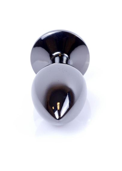 Анальна пробка - Jewellery Dark Silver Plug Black sexstyle | Зображення 3