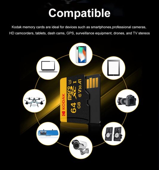 Картка пам'яті Kodak Ultra, карта Micro SD Class 10, 64GB | Зображення 3