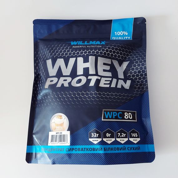 Сироватковий протеїн Whey Protein 80% Willmax 920 г | Зображення 1