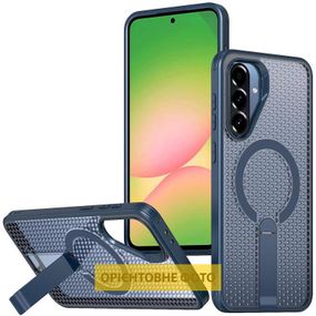 Чохол TPU Breeze with MagSafe stand для Xiaomi Redmi 14C / Poco C75 Blue