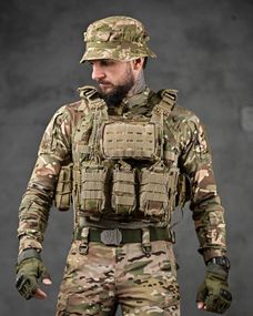 Плитоноска мультикам 4точки скидання Single Sword РН3873