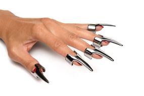 Набір кілець із кігтями Master Series Five-Piece Sensation Claw Rings — Silver Sex Aura