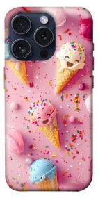 Чохол з картинкою Веселе морозиво для Apple iPhone 15 Pro (6.1")