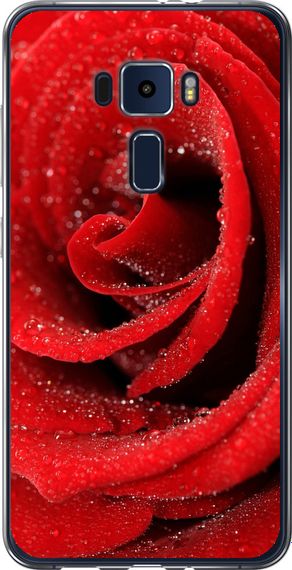 Чехол на Asus Zenfone 3 ZE552KL Красная роза "529u-448-17620"