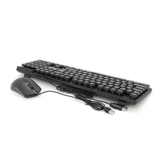Комплект проводной KB + Mouse JEDEL G18,USB,(Eng/Укр/Pyc),Box | Зображення 2