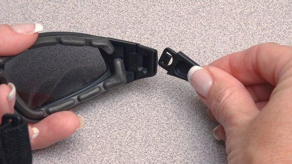 Очки защитные с уплотнителем Pyramex XSG (gray) Anti-Fog, серые | Зображення 6