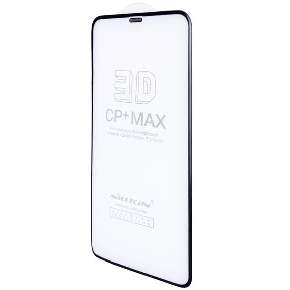 Захисне скло Nillkin (CP+ max 3D) (full glue) для Apple iPhone 11 Pro (5.8") / X (5.8")/XS (5.8") Чорний | Зображення 1