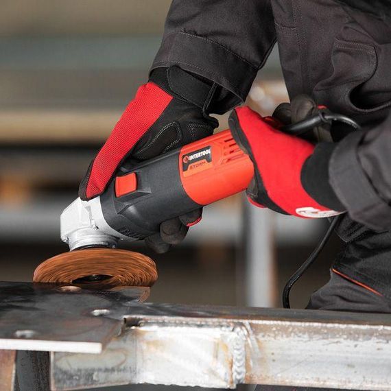 Диск зачистний з спіненого абразиву помаранчевий 125*22.2*13 мм, P46, T27 INTERTOOL BT-0605 | Зображення 4