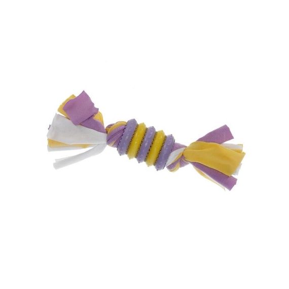 Іграшка для собак Misoko&Co Ring With Ropes, 20 см, фіолетовий