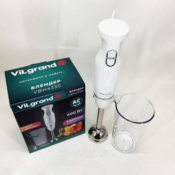 Блендер электрический для смузи ViLgrand, Блендер для смешивания крема Блендеры коктейлей HG-90 | Зображення 5