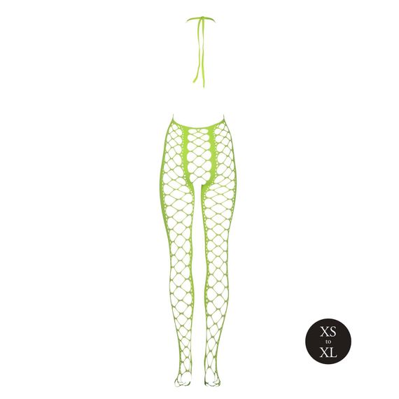 Бодістокінг - Ouch! Bodystocking With Halterneck Green, XS/XL | Зображення 6