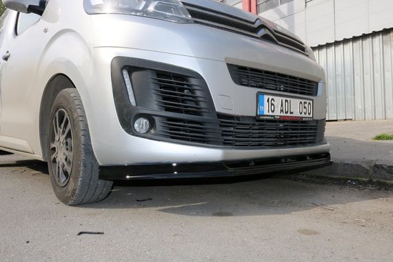 Передня лип накладка (ABS) для Opel Zafira Life 2019- рр | Зображення 3