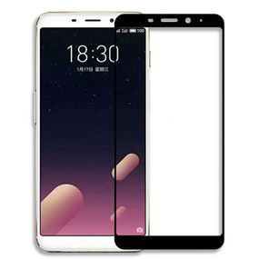 Захисне скло 2.5D на весь екран для Meizu M6S колір Чорний