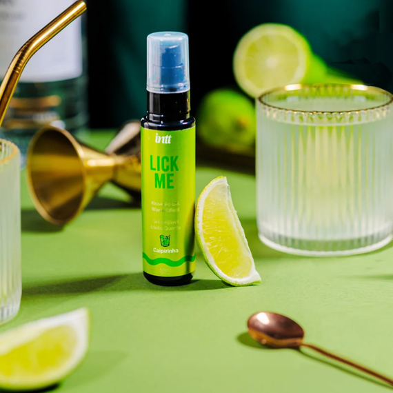 Оральний лубрикант із зігріваючим ефектом Intt Lick Me Kissable Gel Warm Effect Caipirinha, кайпірін | Зображення 2