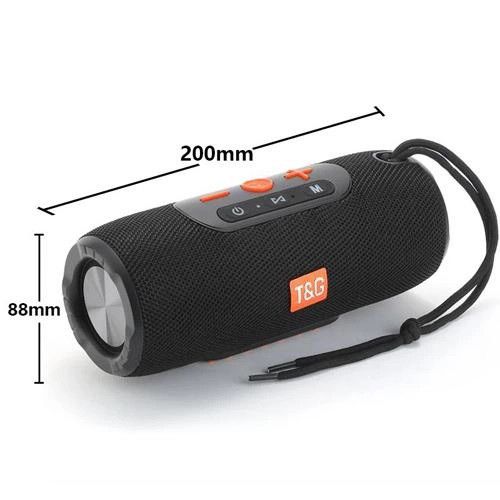 Громкая колонка для улицы TG341, Колонка музыкальная с подсветкой bluetooth Мощная блютуз GH-11 | Зображення 8