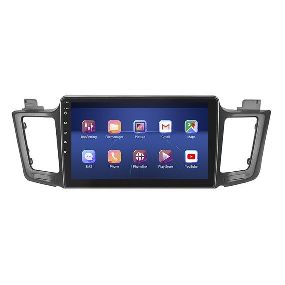 Штатная магнитола Lesko для Toyota RAV4 IV (CA40) Рестайлинг 2015-2019 экран 10" 2/32Gb 4G Wi-Fi GPS Top | Зображення 1