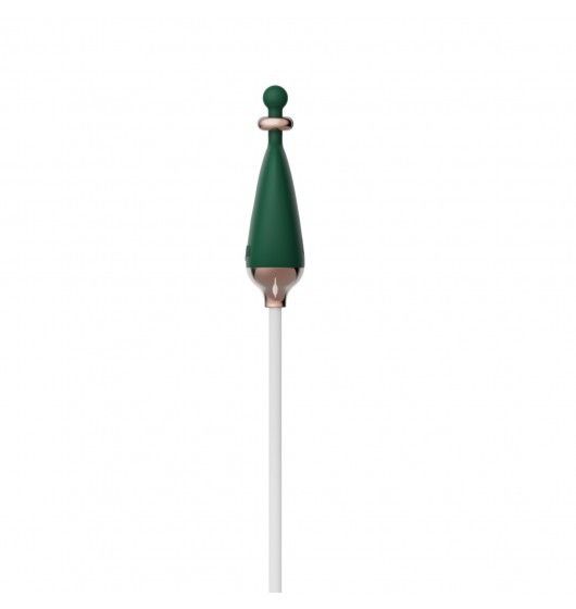 Затискачі для сосків з вібрацією Qingnan No.2 Vibrating Nipple Clamps Green Sex Aura | Зображення 3