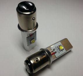 Світлодіодна автолампа 1157(P21/5W)-S25-BAY15D- 20W XM-L U2*2PCS (750Lm)