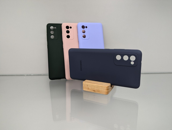 Samsung S20 FE MagSafe Протиударный чохол Софт Тач чохол синій