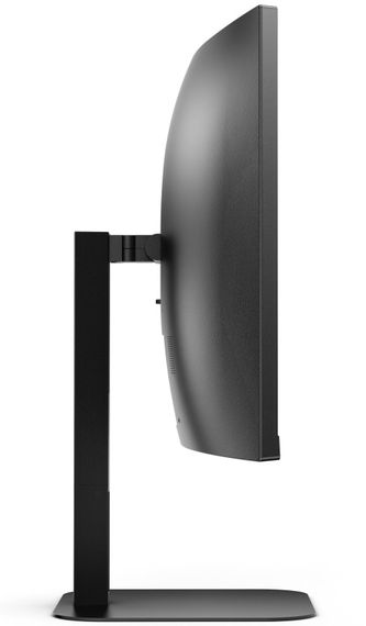 TFT 34" AOC CU34V5CW/BK, WQHD, VA, 100Гц, 1 мс, вигнутий, HDMI, DP, USB-C, USB-hub, webcam, колонки | Зображення 3