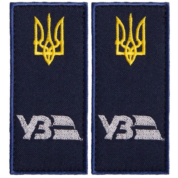 Шеврон IDEIA 87756 Україна 4*9  Габардин Синій