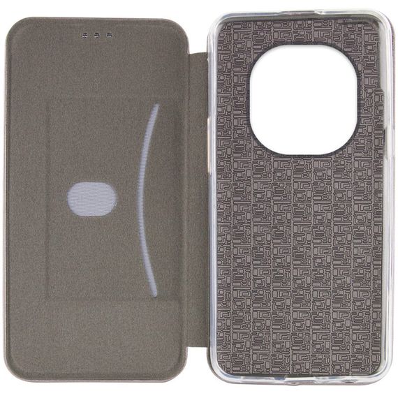 Шкіряний чохол-книжка Classy для Xiaomi Redmi Note 14 Pro 5G / 14 Pro+ 5G Сірий | Зображення 5