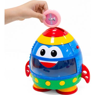 Развивающая игрушка Kiddi Smart Интерактивная обучающая игрушка Smart-Звездолет украинский и английский язык (344675) | Зображення 5