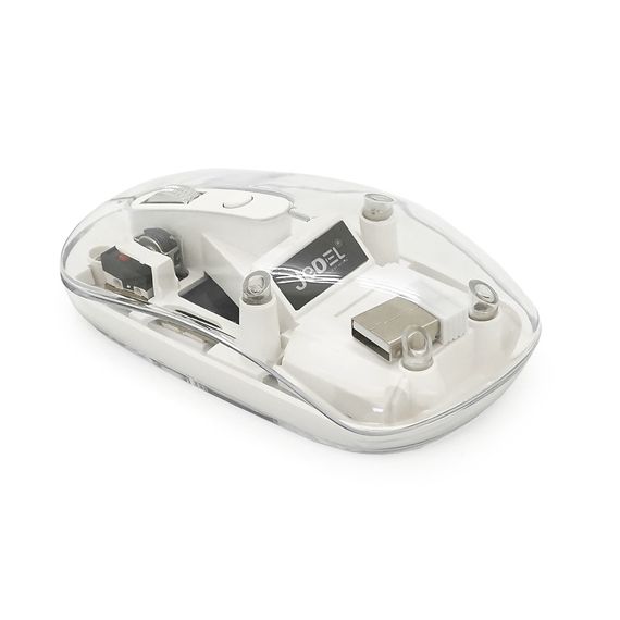 Мышь беспроводная JEDEL WD131P-BG, 800/1200/1600DPI, Type-C зарядка. 109x60x32мм | Зображення 2