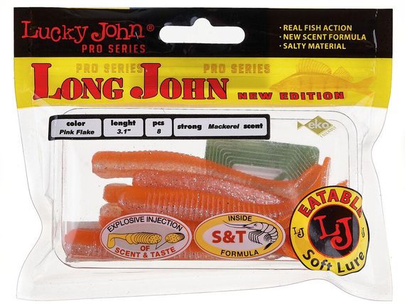 Виброхвост 3,1" LJ Лаки Джон Long John 118-T27 | Зображення 1