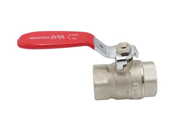 Кран кульовий Valogin Optima 3/4" ВВ червона ручка VG-102202 1/14 шт | Зображення 2
