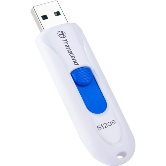 USB флеш накопичувач Transcend 512GB JetFlash 790 White USB 3.1 (TS512GJF790W) | Зображення 2