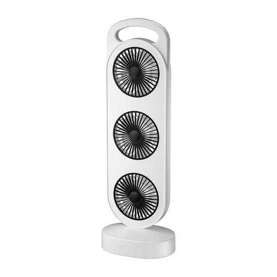 Трехголовочный вентилятор USB Перезаряжаемый XPRO Three head fan (45899-_250) | Зображення 7