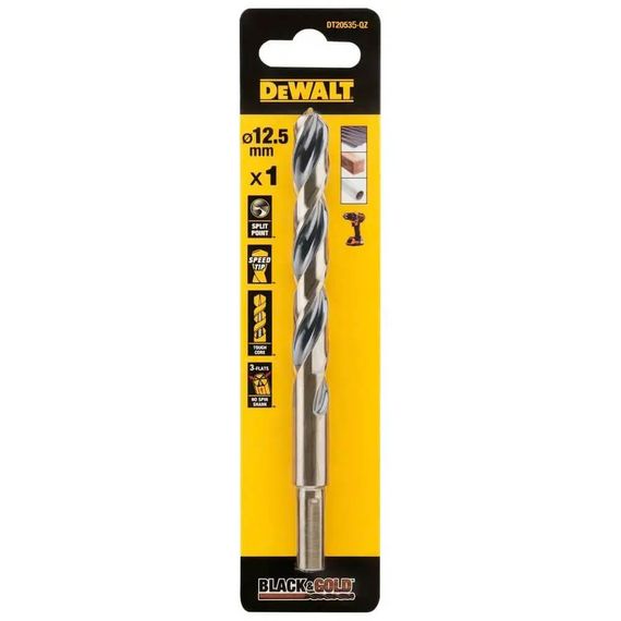 Свердло по металу 12,5мм Black & Gold DeWALT DT20535
