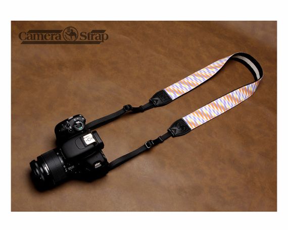 Текстильный ремень для фотоаппарата универсальный CAMERA STRAP винтажный для фотокамеры | Зображення 1