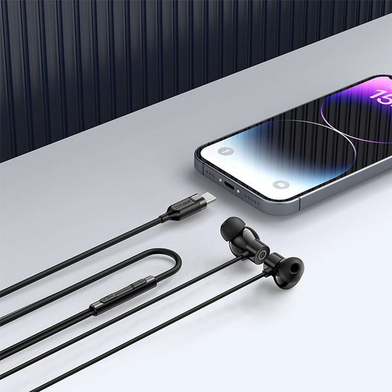 Гарнітура Acefast L10, USB-C, Black | Зображення 1