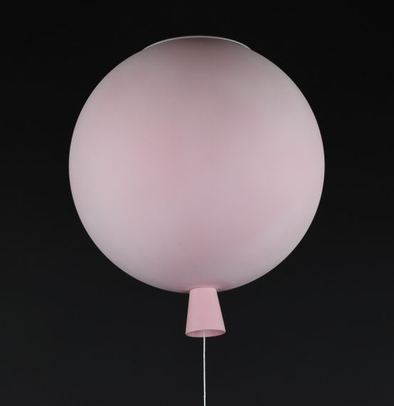 Люстра стельова на 1 лампочку 27470 Рожевий 30-120х25х25 см. | Зображення 3