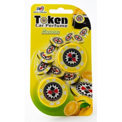 Освіжувач повітря REAL FRESH "TOKEN" Lemon ((12))