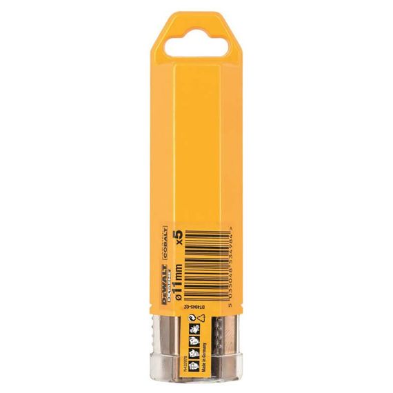 Свердло по металу 11мм EXTREME INDUSTRIAL COBALT 10шт DeWALT DT4945