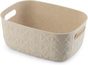 Корзина для хранения пластиковая Curver (Курвер) Softex S 4 л (00576) Кремовый