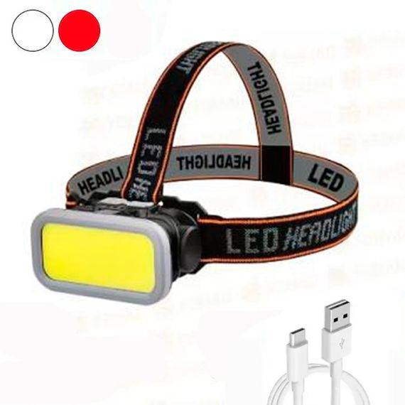 Тактичний ліхтар з ремінцем для голови, Ліхтарик на голову для домашніх робіт, Налобний прожектор VA-84 | Зображення 9